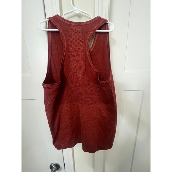 BANANA REPUBLIC ELASTANE BLEND ATHLETIC BROWN TANK TOP WOMENS MEDIUM - Picture 5 of 6